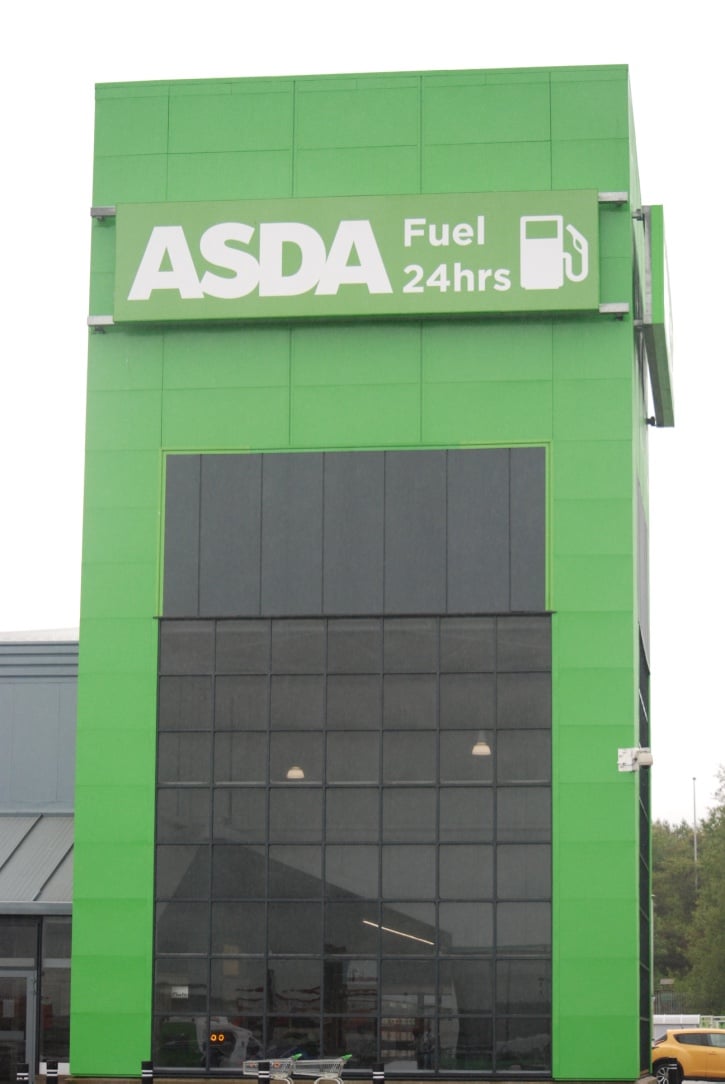 Powder Coated Aluminium Cladding Work UK Asda